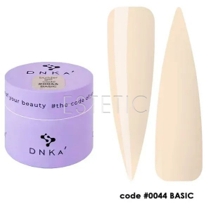 Гель для нігтів DNKa Builder Gel #0044 Basic світлий бежево - пісочний, 15 мл