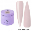 Гель для ногтей DNKa Builder Gel #0047 Basic светлый холодный розовый нюд, 15 мл