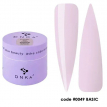 Гель для ногтей DNKa Builder Gel #0049 Basic холодный молочно-розовый, 15 мл