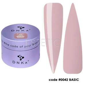 Гель для нігтів DNKa Builder Gel #0042 Basic пилова троянда Mauve, 30 мл