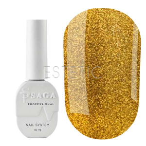 Гель лак SAGA Space Cat 05 шовкове котяче око,золотистий,10 мл