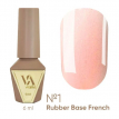 База Valeri French Base №  1 Shimmer світло-рожевий теплий з золотистим шиммером,6 мл