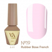 База Valeri French Base №19 Cover нежно-розовый зефирный, 6 мл