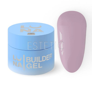 Гель LUNA Premium Gel 08 для наращивания бежево-лиловый, 15 мл