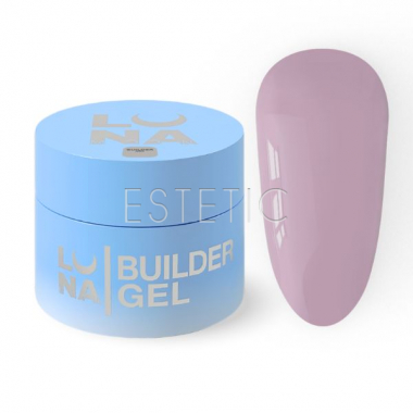 Гель LUNA Premium Gel 08 для наращивания бежево-лиловый, 15 мл