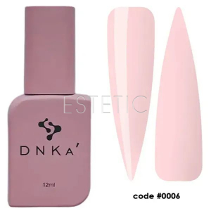 Рідкий гель DNKa Fast Gel #0006 Melpomen пудровий рожевий, 12 мл