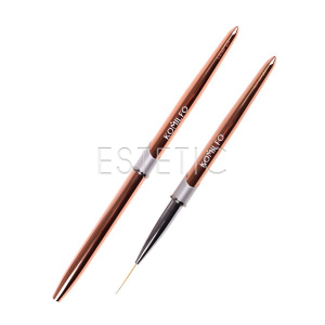 Кисточка для ногтей Komilfo Rose gold Liner 20 (Nylon)