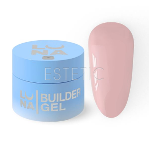 Гель LUNA Premium Gel 09 для наращивания пудровый чайная роза,50 мл