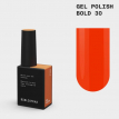 Гель-лак Biblioteka 030 Bold, оранжево-красный, 10 мл