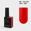 Гель-лак Biblioteka Only Red, насыщенный красный, 10 мл