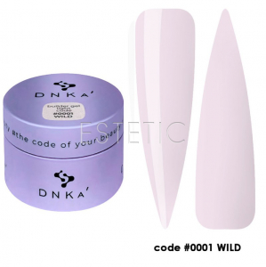 Гель для нарощування DNKa Builder Gel Light 001 Wild, молочно-ліловий, 30 мл
