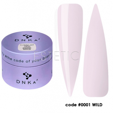 Гель для наращивания DNKa Builder Gel Light 001 Wild, молочно-лиловый, 30 мл