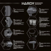 Фото 3 - Фен для волос Sway Hardy, ионизация, 2400 Вт