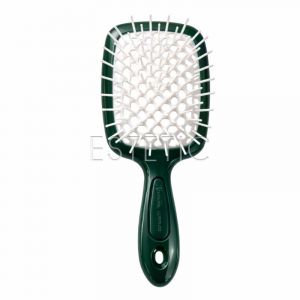 Щітка для волосся Janeke Superbrush Small міні, зелена з білим