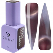 Гель-лак DNKa Cat`s Eye #0035 Silk котяче око коричнево-фіолетовий, 12 мл