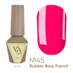 База Valeri French Base № 45 Neon неоновая фуксия, 6 мл