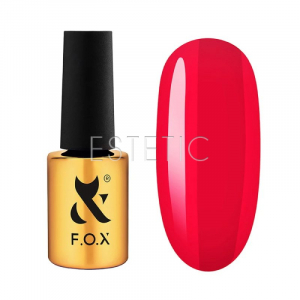 Гель-лак F.O.X Lipstick Collection 001 Coral Magic коралловый, 7 мл