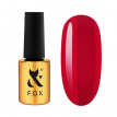 Гель-лак F.O.X Lipstick Collection 006 Fiery Rubi красный рубин, 7 мл
