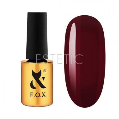 Гель-лак F.O.X Lipstick Collection 010 Wine Passion винный марсала, 7 мл