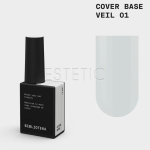 Камуфлирующая база Biblioteka Cover Base № 01 Veil, полупрозрачная молочная, 10 мл
