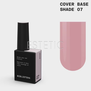 Камуфлирующая база Biblioteka Cover Base № 07 Shade, холодная розово-бежевая, 10 мл