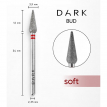 Фреза алмазная Dark Почка 3,9х12 мм, красная, 2739