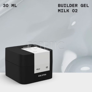 Моделирующий гель Biblioteka Builder Gel № 02 Milk молочный, 30 мл