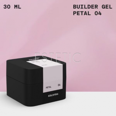 Моделирующий гель Biblioteka Builder Gel № 04 Petal нежно-розовый, 30 мл