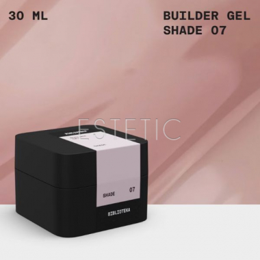 Моделирующий гель Biblioteka Builder Gel № 07 Shade холодный розово-бежевый, 30 мл