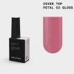 Камуфлирующий Глянцевый Топ Biblioteka Gloss Cover Top № 02 Petal нежно-розовый, 10 мл