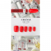Фото 2 - Однофазный гель лак Crooz One Step Gel Polish 03 коралловый, 8 мл, 3в1 для педикюра