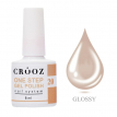 Однофазный гель-лак Crooz One Step Gel Polish 020 нюд какао с молоком, 8 мл, 3в1 для педикюра