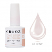 Однофазний гель-лак Crooz One Step Gel Polish 025 пудровий ліловий нюд, 8 мл 3в1 для педикюру