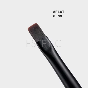 Кисточка для полигеля та густых материалов Biblioteka Flat, 8 мм