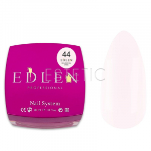 Гель для наращивания EDLEN Builder gel №44 Cheesy сливочный с розовым оттенком,30 мл