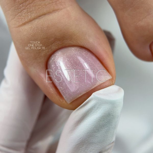 Однофазный гель-лак Touch One Step Gel Polish 16 нежная светлая лаванда с шиммером, 7 мл