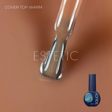 Камуфлирующий топ для гель-лака Touch Cover top Warm теплый светло-коричневый нюд, 7 мл