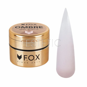 Гель-краска для омбре, градиента F.O.X Ombre Gel Paint 005 светло-розовая, 5 мл