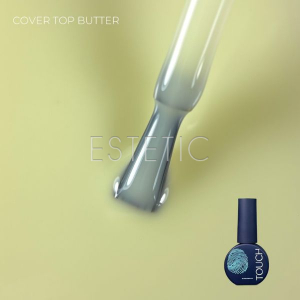 Камуфлюючий топ для гель-лаку Touch Cover top Butter вершковий жовтий, масляний, 7 мл