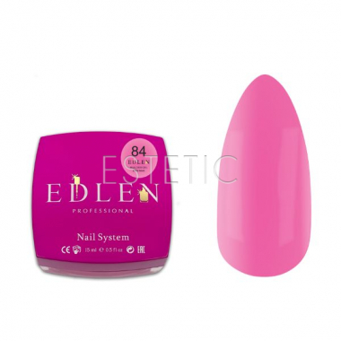 Гель для наращивания Edlen Builder gel №84 Little bows розовый холодный,15 мл