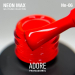 Фото 2 - Гель-лак Adore Gel Polish Nn-06 alert, неоновый апельсин, 8 мл