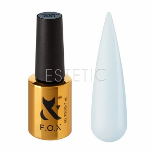 Гель-лак F.O.X Keratin Spring 2026 001 пастельный светло-голубой, 7 мл