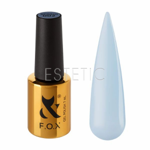 Гель-лак F.O.X Keratin Spring 2026 002 нежный голубой, 7 мл