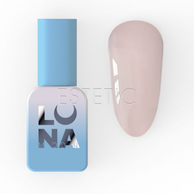 Однофазный гель лак для педикюра Luna One step 03, пудровый бежево-розовый холодный, 8 мл