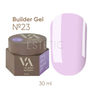 Гель для наращивания Valeri Builder Gel №23 пастельный лавандовый, 30 мл