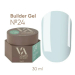 Фото 1 - Гель для нарощування Valeri Builder Gel №24 пастельний м'ятний, 30 мл