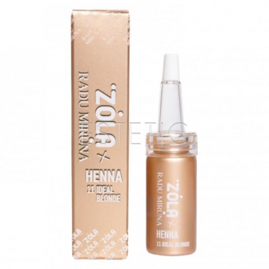 Хна профессиональная для бровей ZOLA x Radu Miruna 11 Ideal Blond идеальний блонд, 10 г
