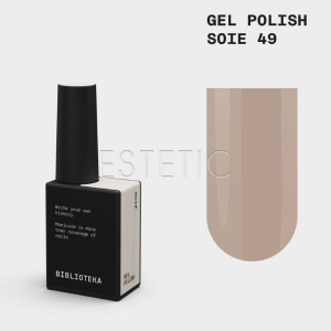 Гель-лак Biblioteka 049 Soie, нежный персик, 10 мл