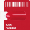 Гель-лак Adore Gel Polish №286 corrida ярко-красный, 12 мл