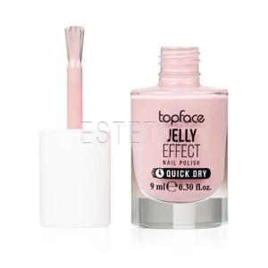 Лак для ногтей TopFace Jelly Effect 04 розовый френч, 9 мл, PT110